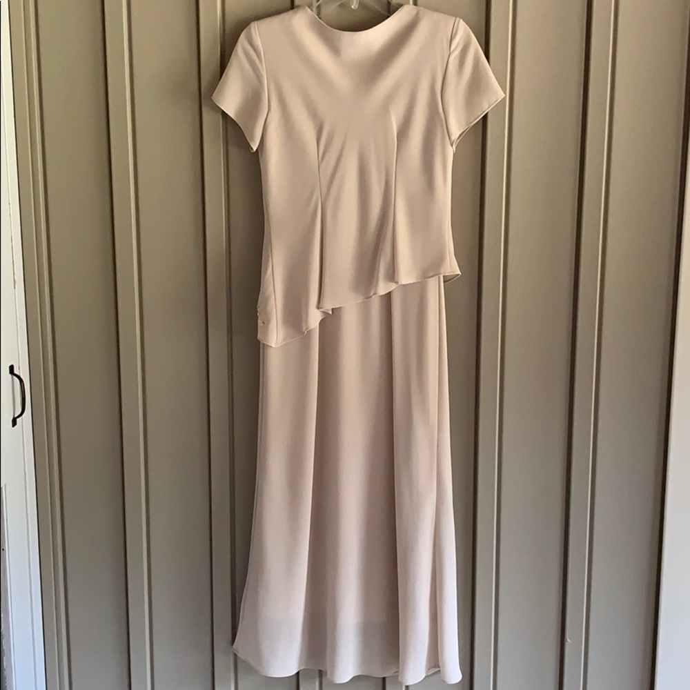 Positive Attitude Tan Long Dress size 4 - Picture 3 of 6